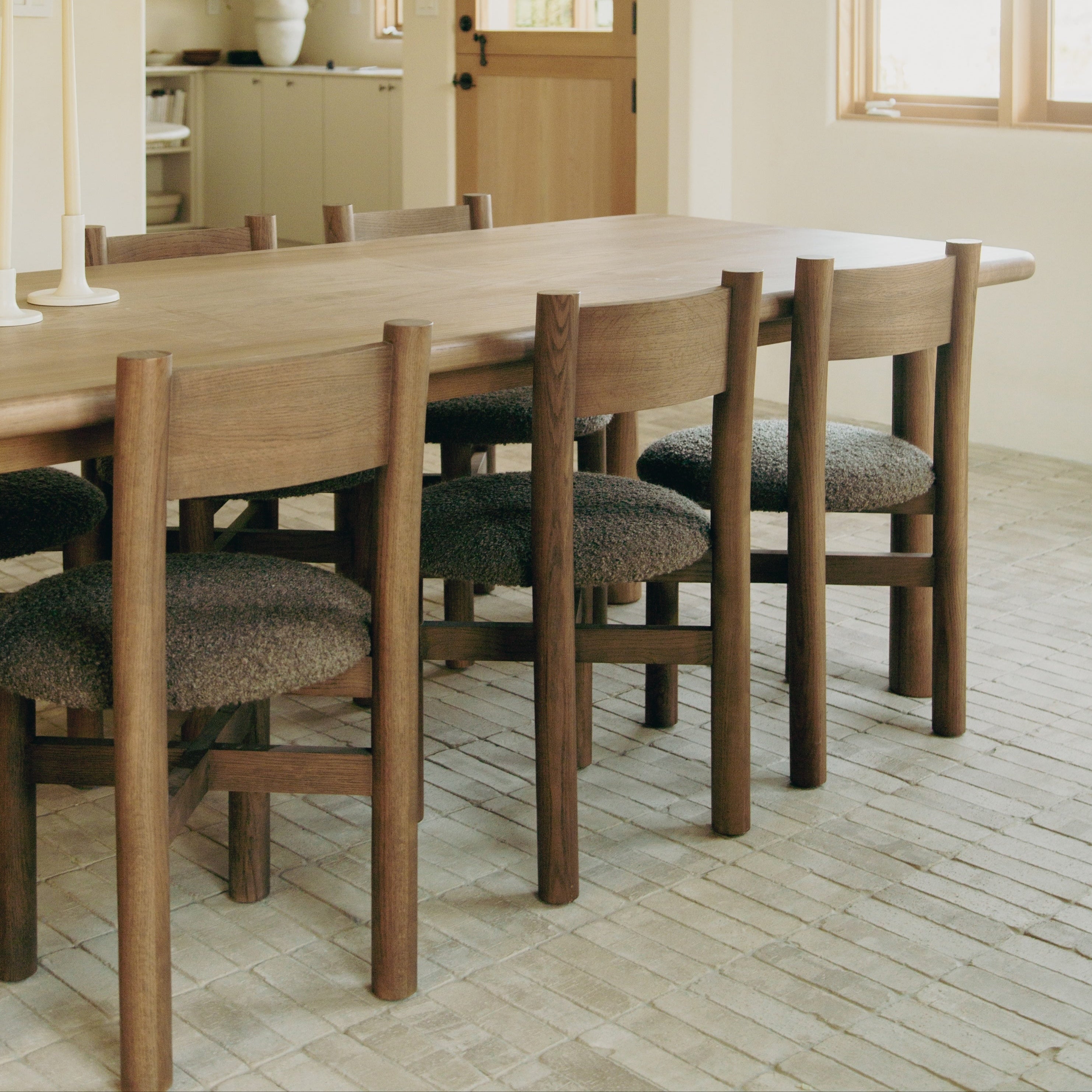 Chaise de salle à manger Teddy - Moka