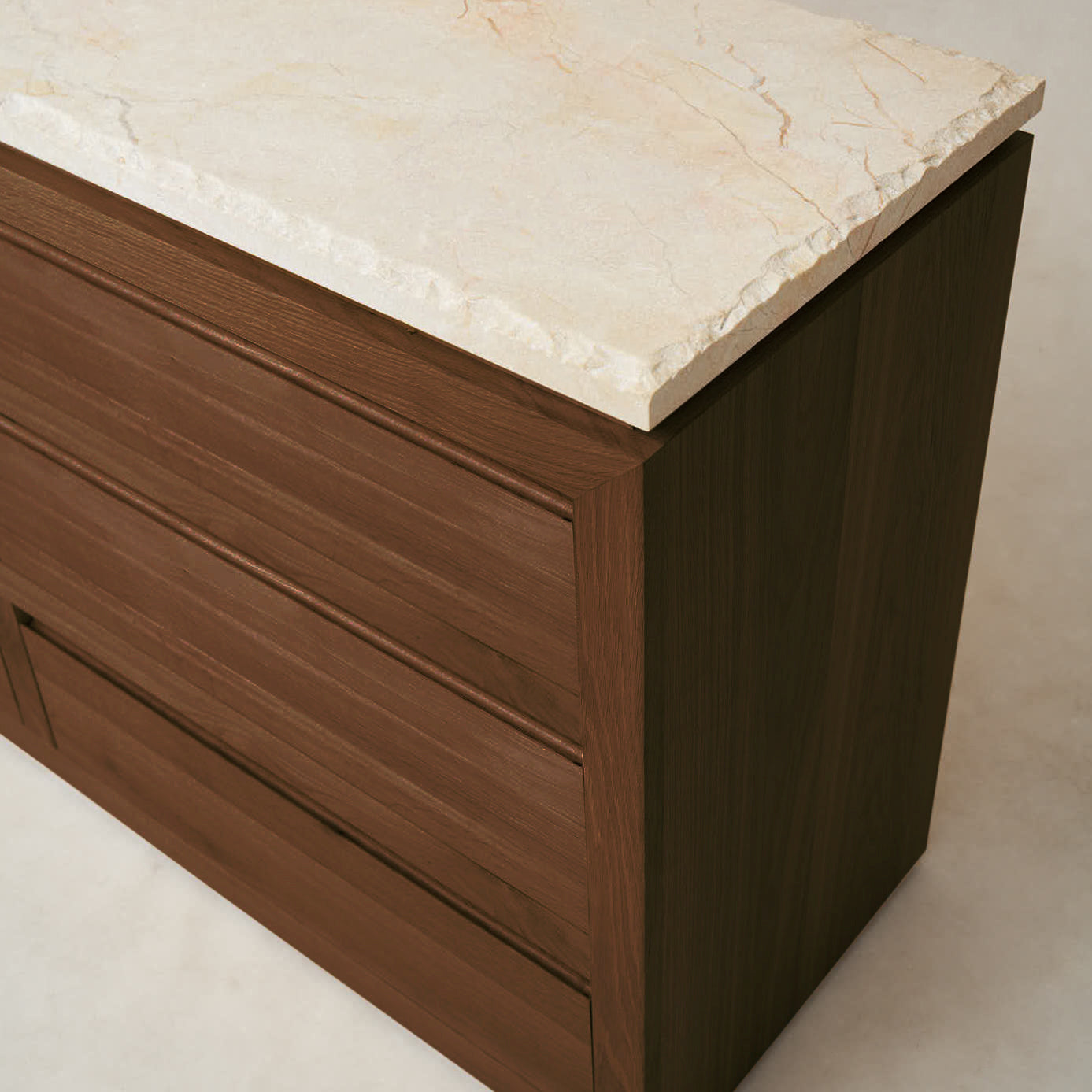 Commode en marbre Sofita - Moka