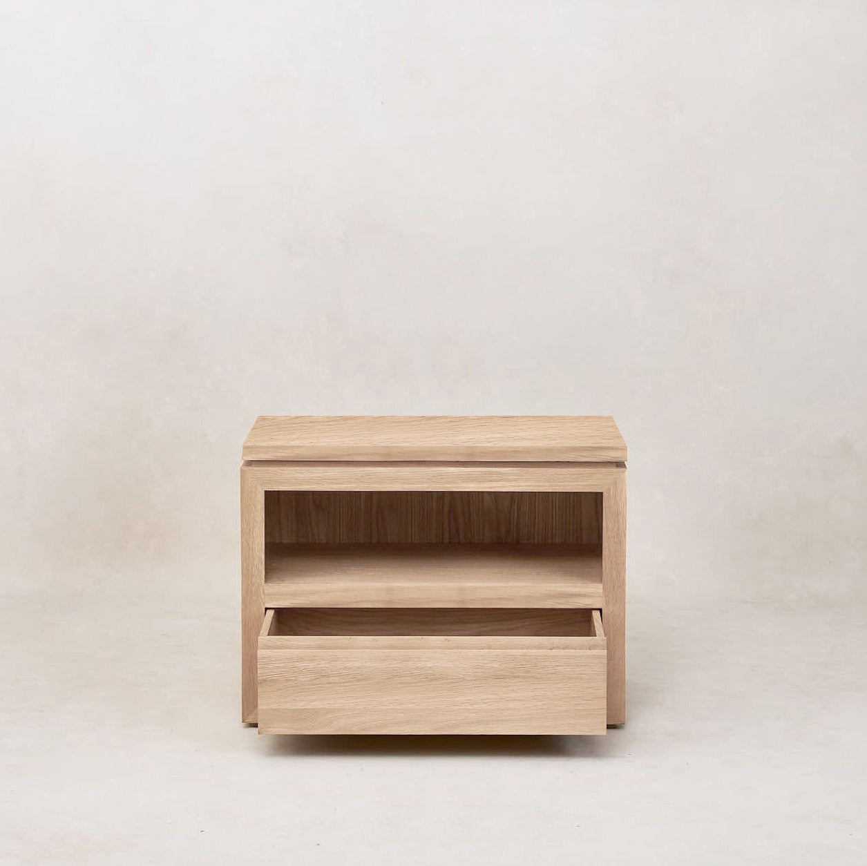 Table de chevet Sofita en bois - Chêne blanc