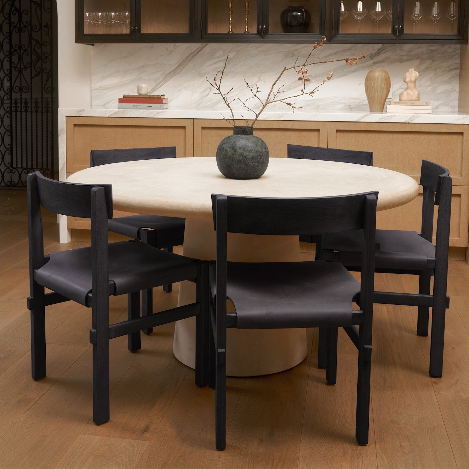 Chaise de salle à manger Shinto - Noire