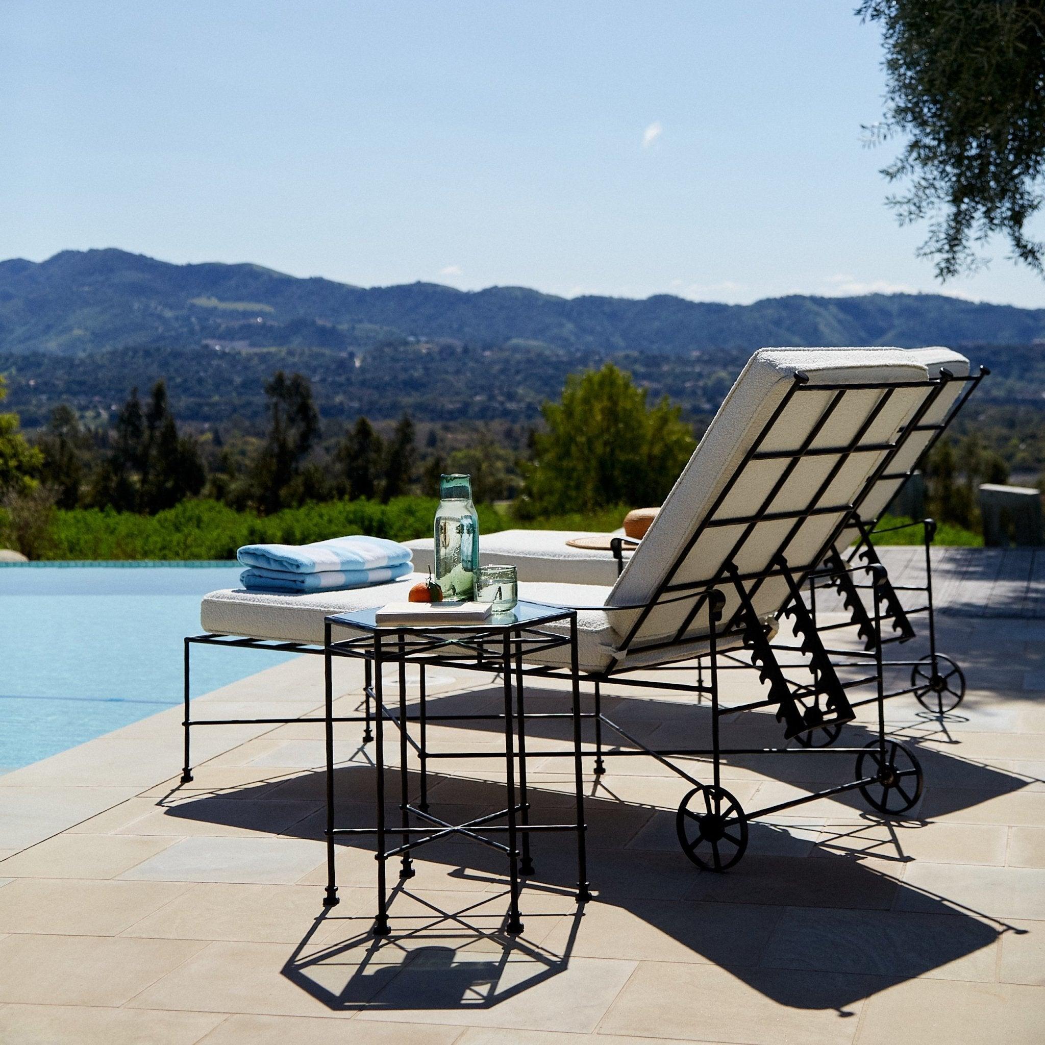 Chaise longue d'extérieur Provence - Boucle