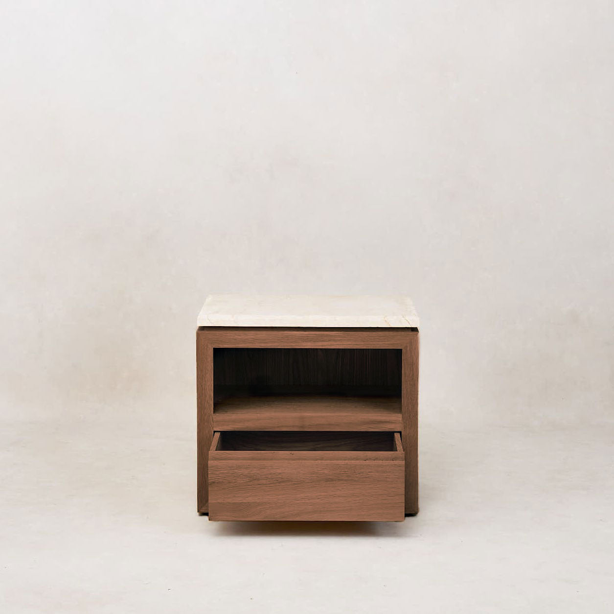 Table de chevet en marbre Sofita - Moka