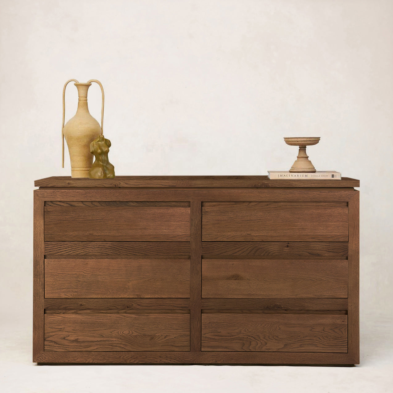 Commode en bois Sofita - Moka