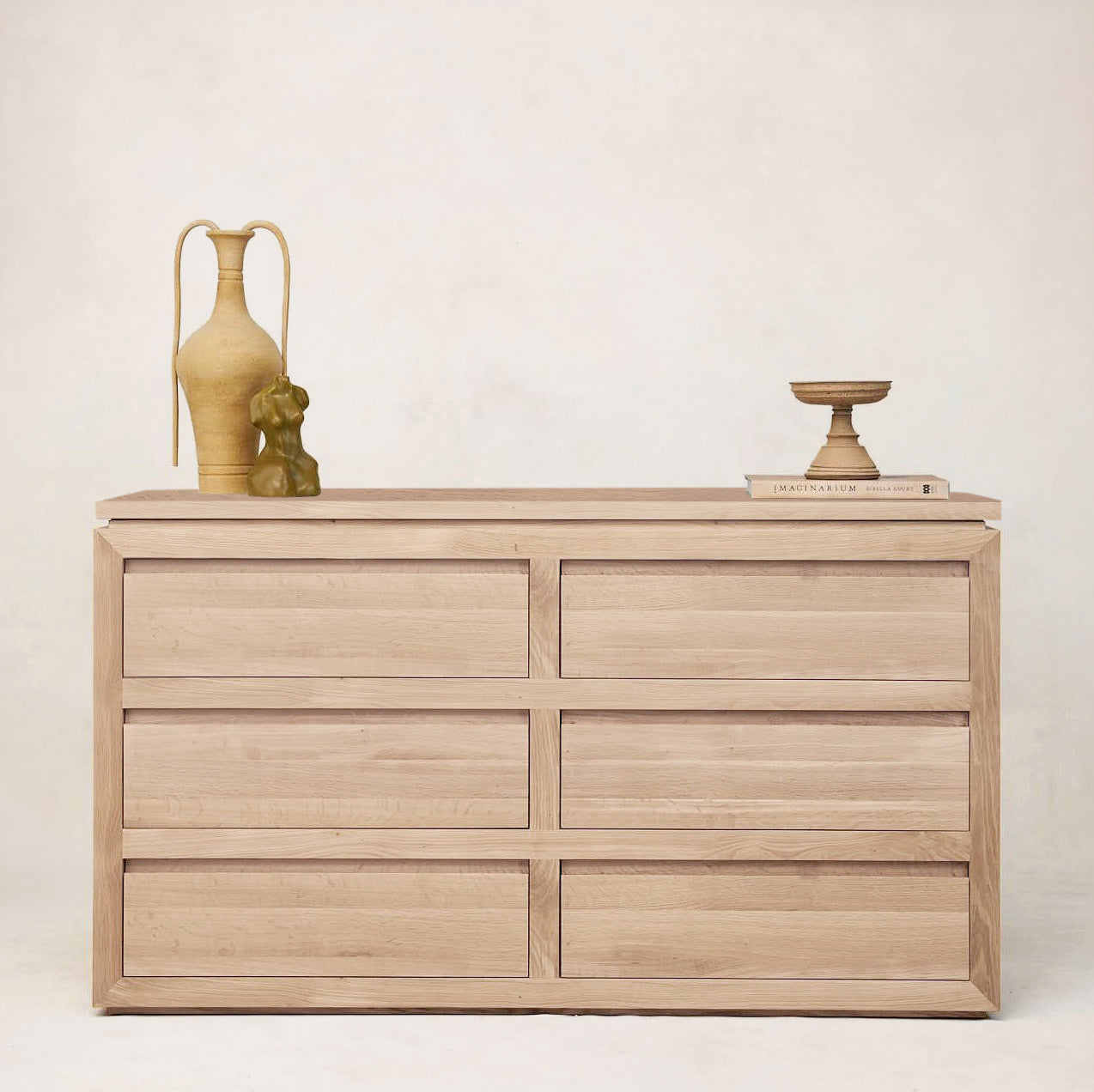 Commode Sofita en bois - Chêne blanc