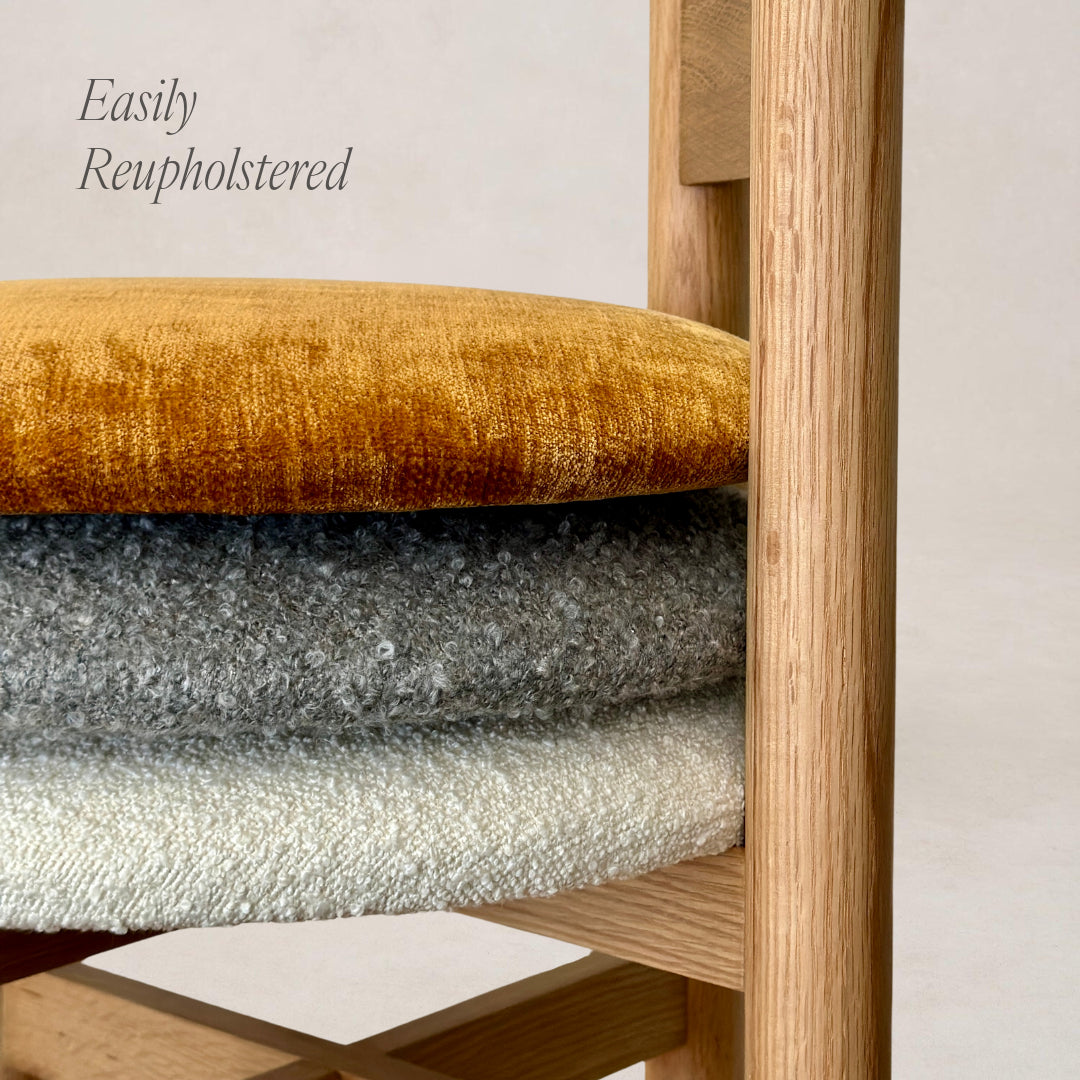 Chaise de salle à manger Teddy - Chêne chaud