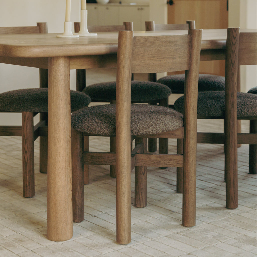 Chaise de salle à manger Teddy - Moka