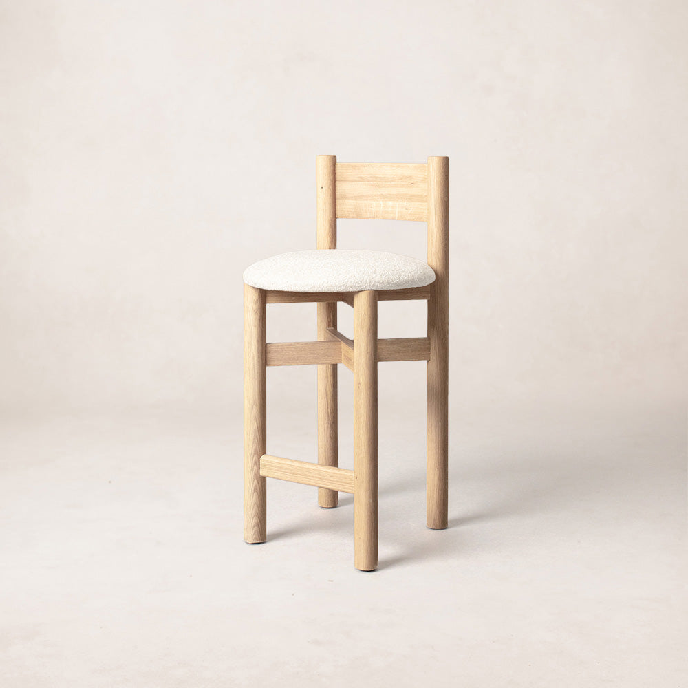 Tabouret de bar Teddy - Naturel