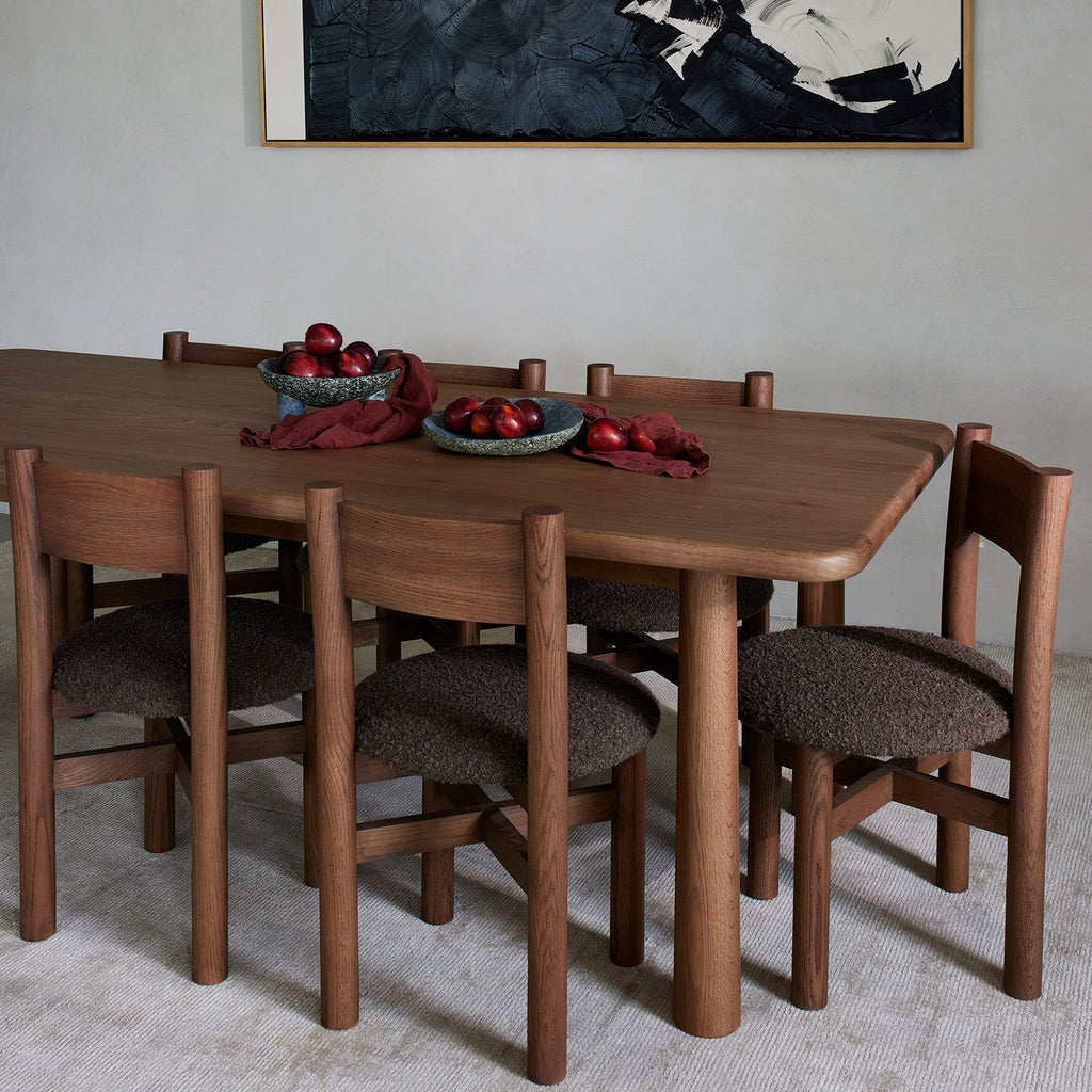 Chaise de salle à manger Teddy - Moka