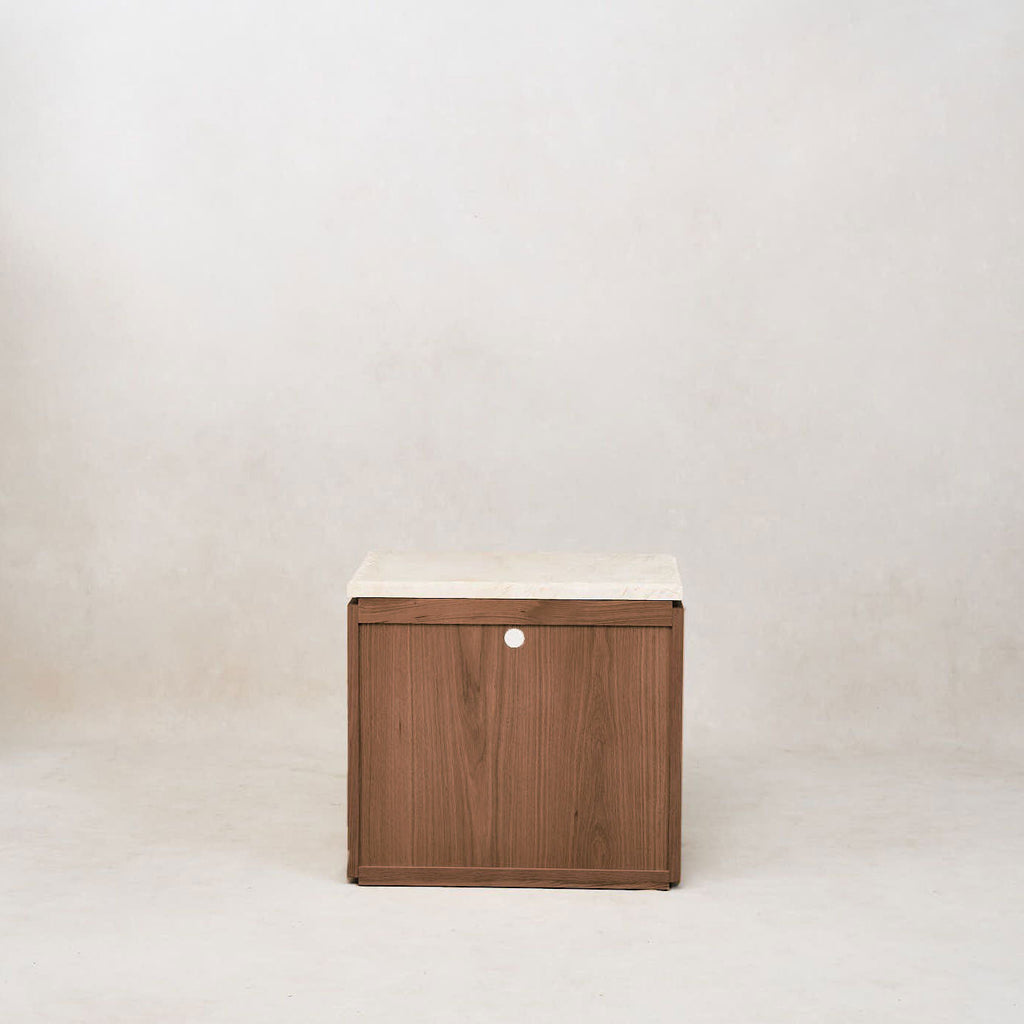 Table de chevet en marbre Sofita - Moka