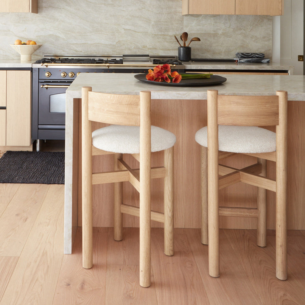 Tabouret de bar Teddy - Naturel