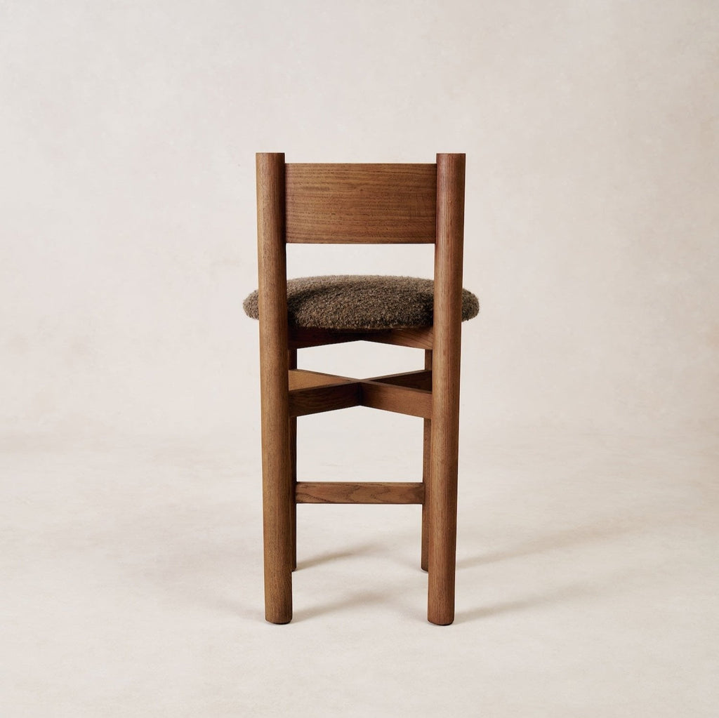 Tabouret de comptoir Teddy - Moka