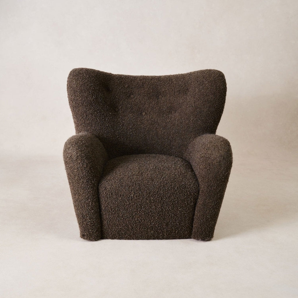Chaise Papa Teddy - Moka Boucle