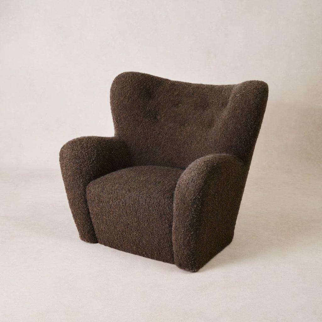 Chaise Papa Teddy - Moka Boucle