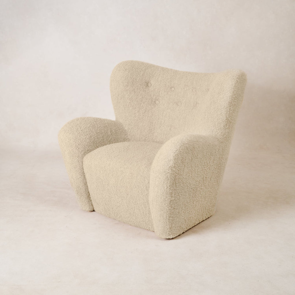 Chaise Papa Teddy - Boucle blanche