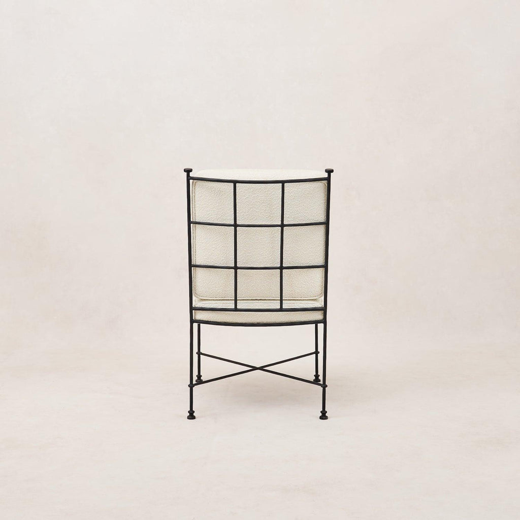 Chaise de salle à manger d'extérieur sans accoudoirs Provence - Boucle