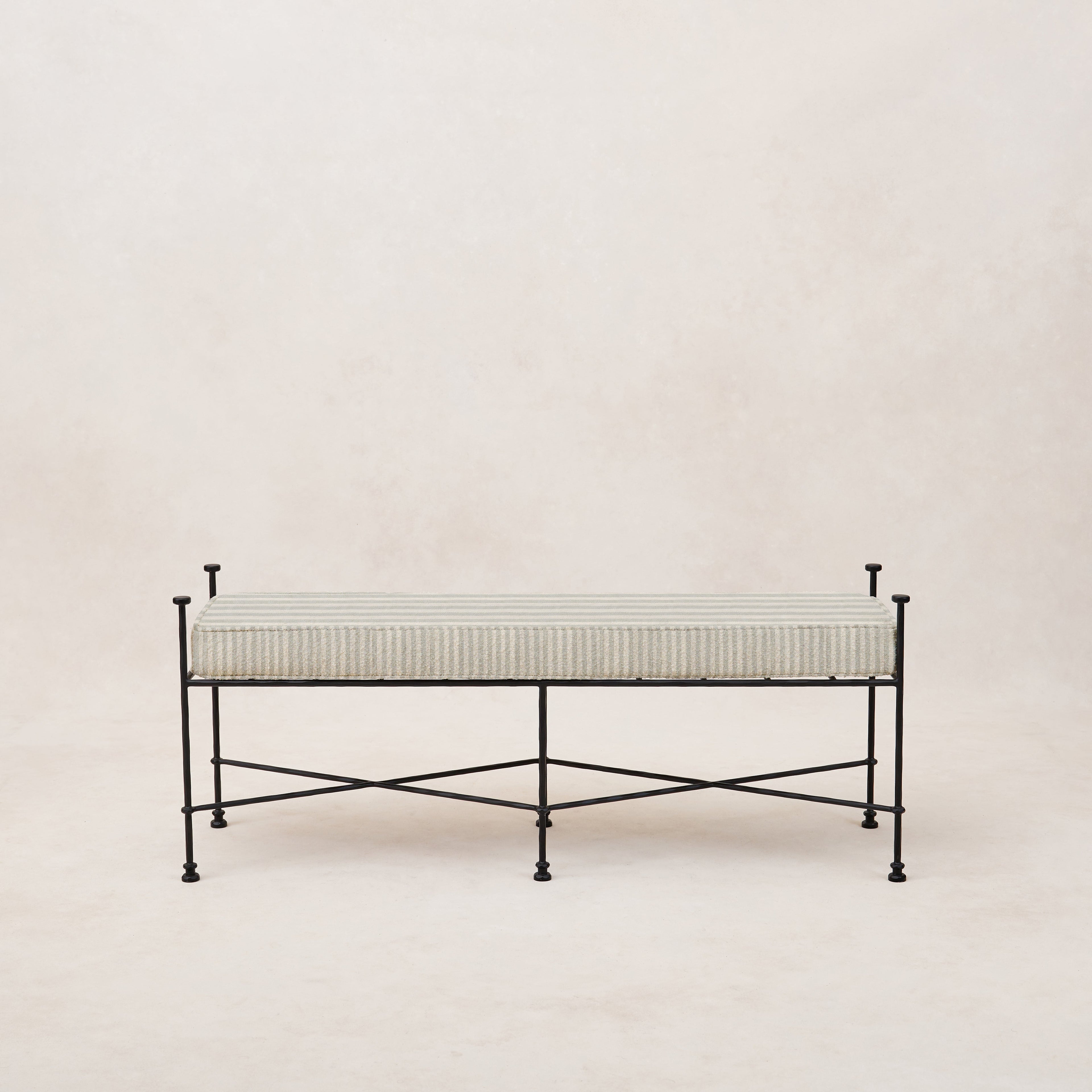 Banc d'extérieur Provence - Rayé brume