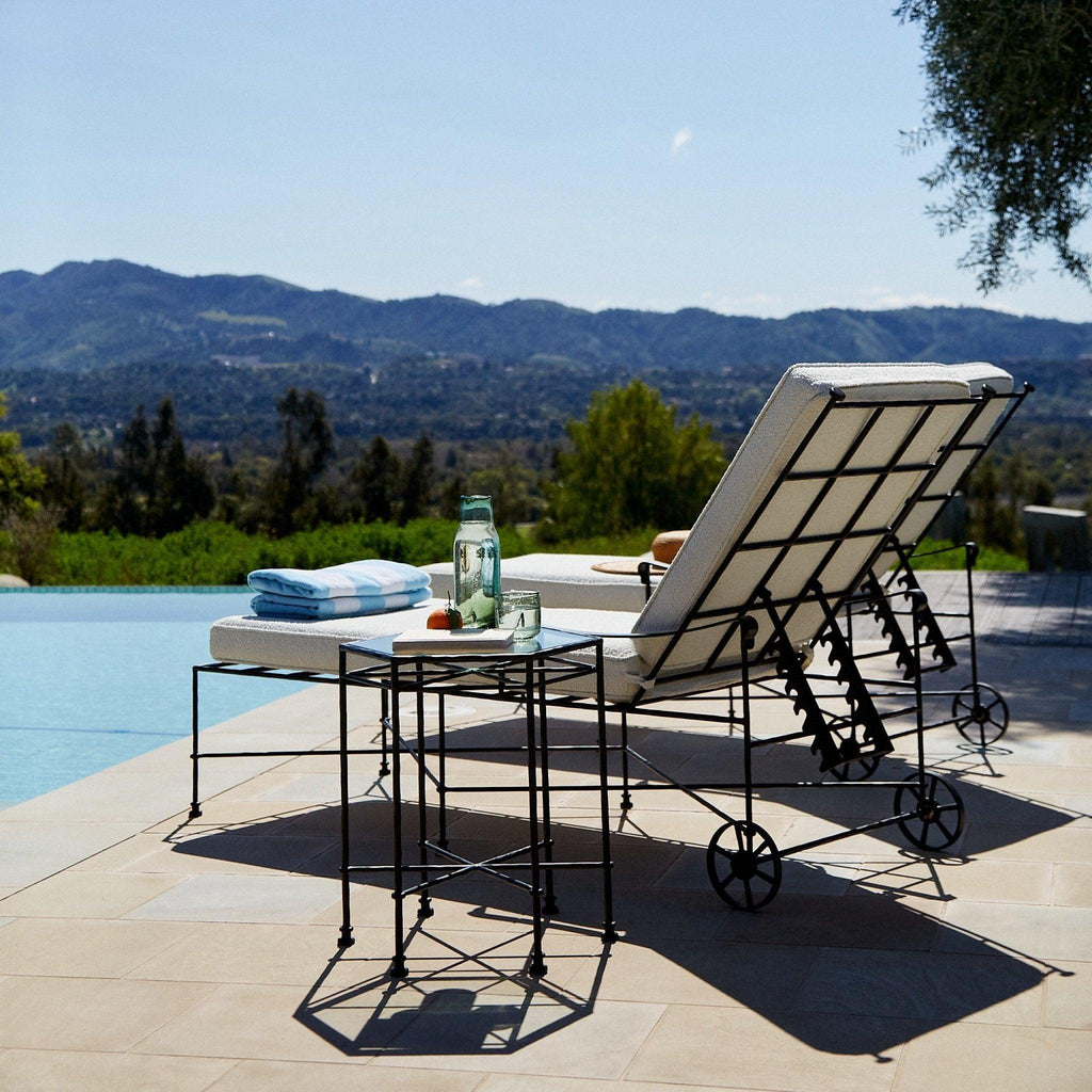 Chaise longue d'extérieur Provence - Boucle