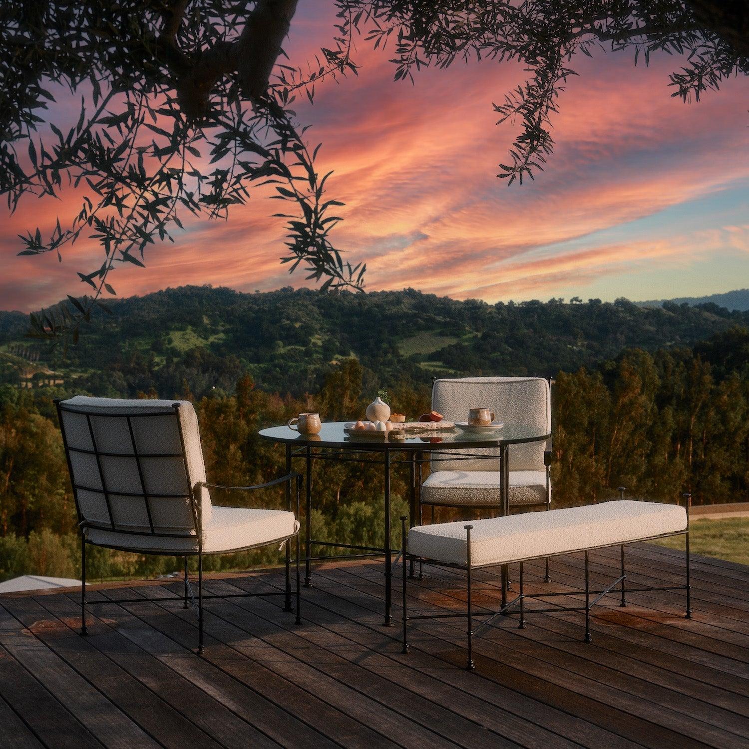 Chaise de salle à manger d'extérieur Provence - Boucle
