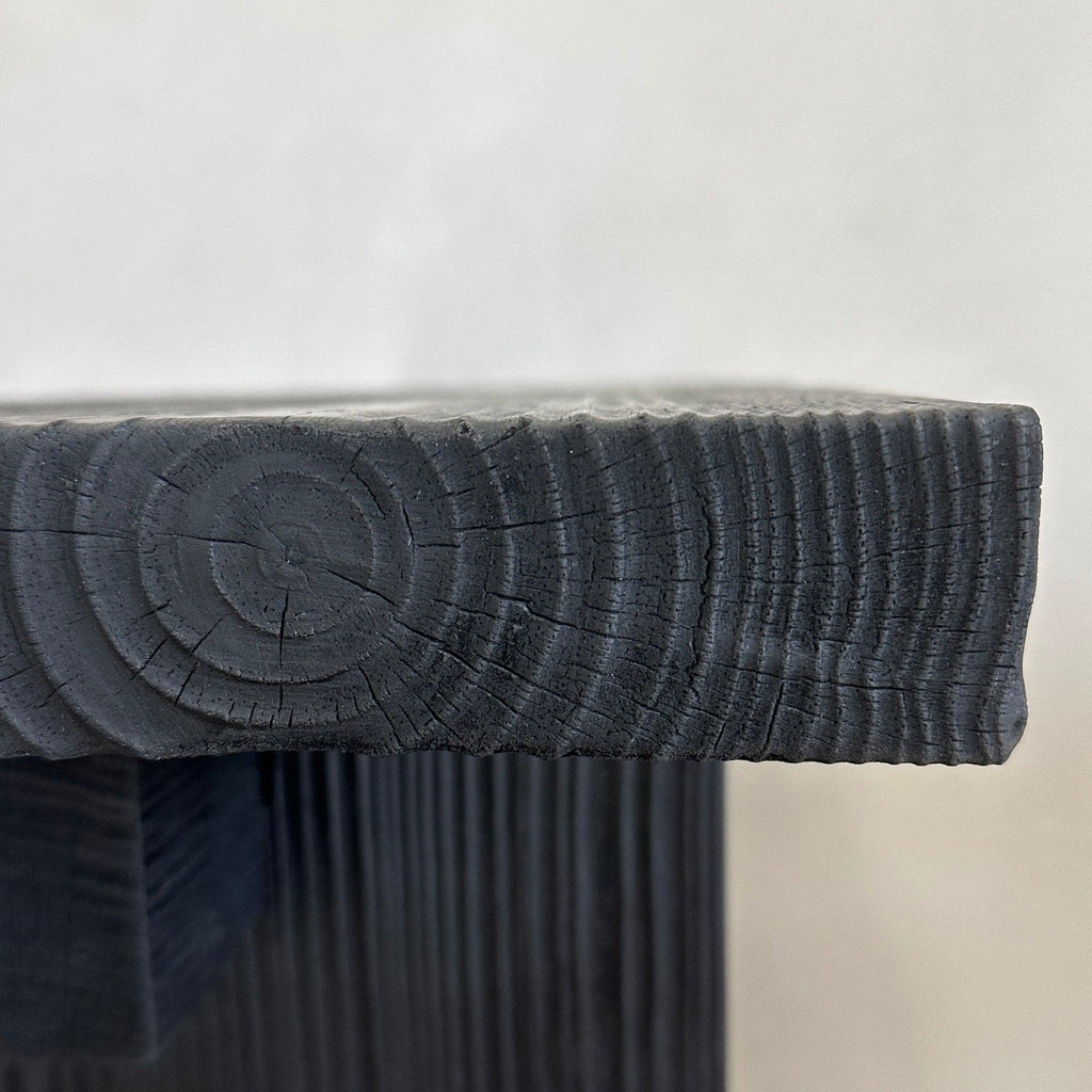 Console d'entrée Shou Sugi Ban