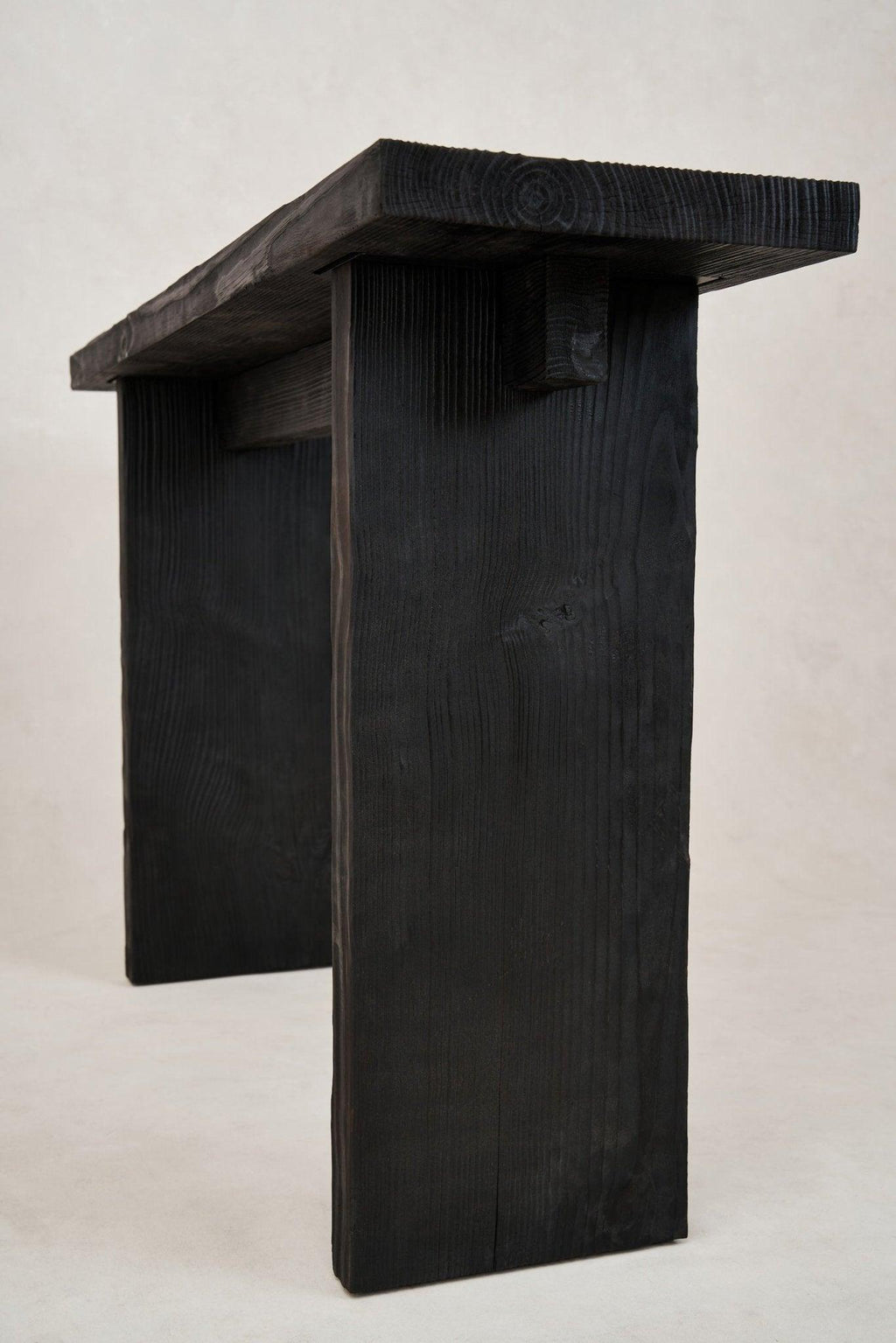 Console d'entrée Shou Sugi Ban