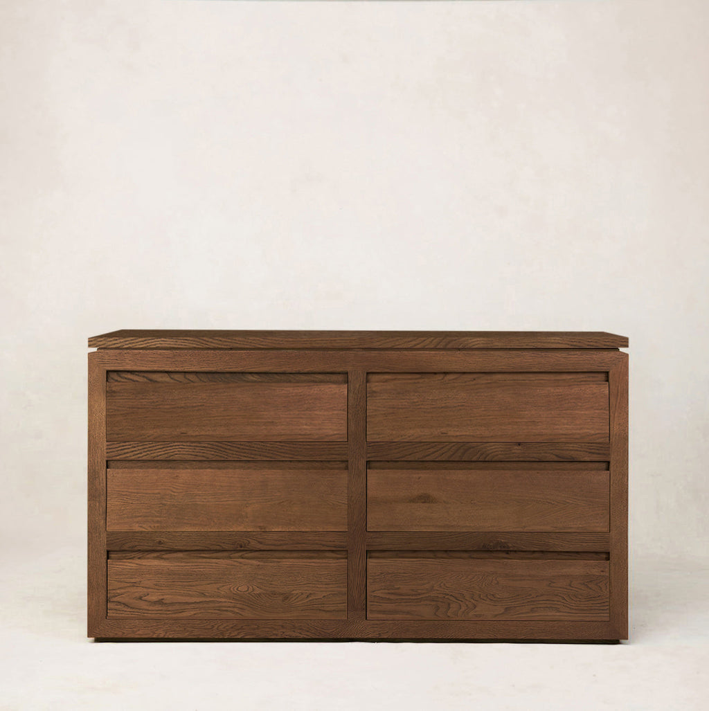 Commode en bois Sofita - Moka
