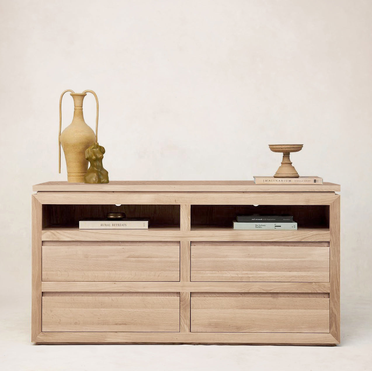 Commode Sofita en bois - Chêne blanc