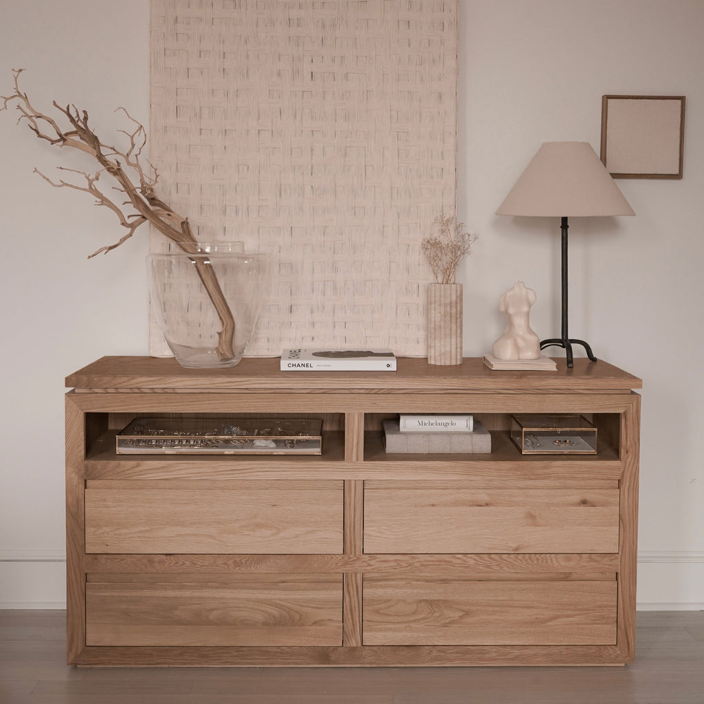 Commode Sofita en bois - Chêne blanc