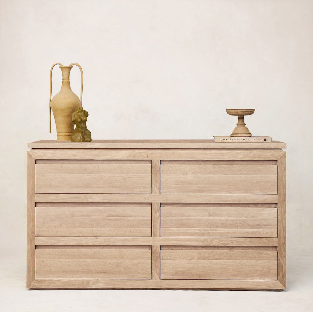 Commode Sofita en bois - Chêne blanc