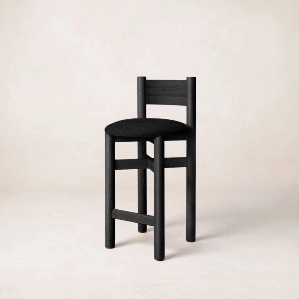 Tabouret de bar Teddy - Noir