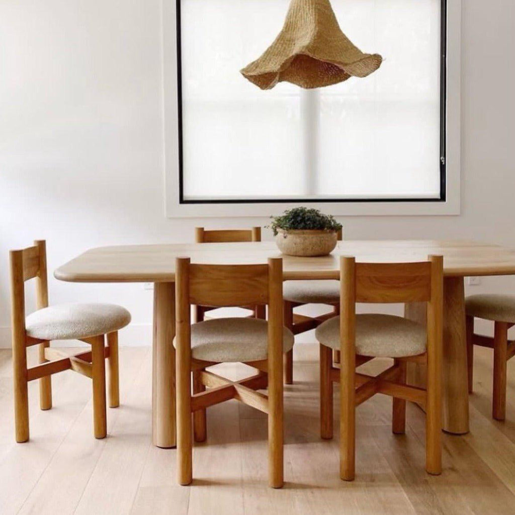 Chaise de salle à manger Teddy - Chêne chaud