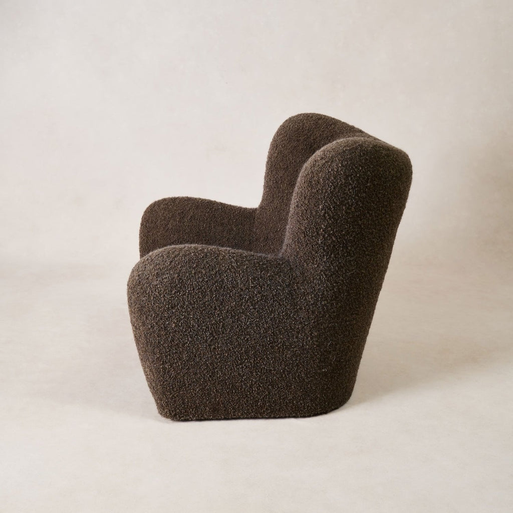 Chaise Papa Teddy - Moka Boucle